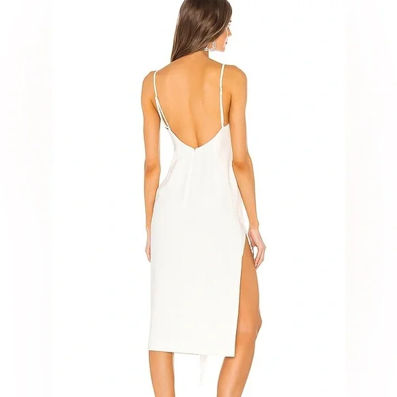 silver off the shoulder dress short Embellished V-neck A-Line Mini Dress in Silver - 2